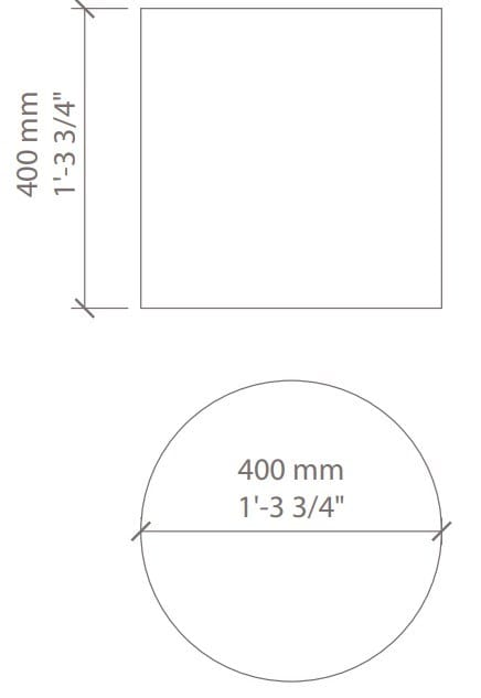 Pouf rotondo in QM Foam per contract Quinze & Milan Круглая ARCH-00038669 - Вид №3