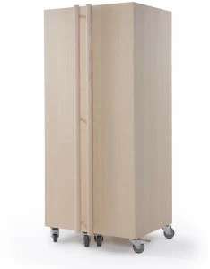STIP Шкаф ясеневый на колесах  Out01