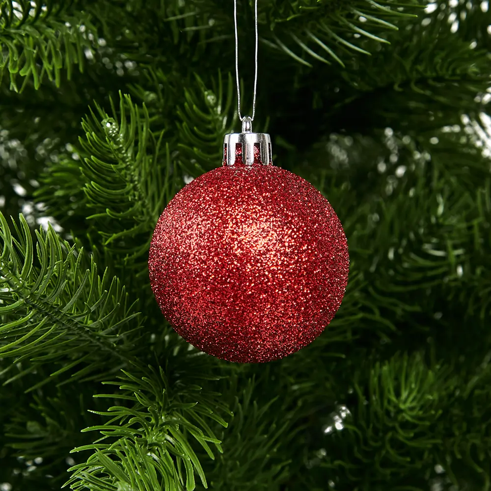 87036338 Набор новогодних шаров Christmas ø5-6 см полистирол цвет красный 25 шт. STLM-0949418 Santreyd  - Вид №4