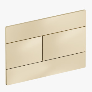 752904 Двойная промывная пластина SLIM, цвет Золотистый Kerasan ACCESSORIES Италия