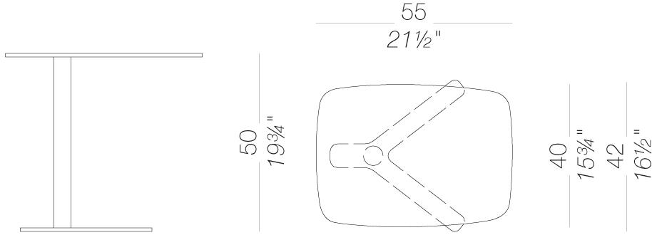 Lapalma Садовый журнальный столик Yo outdoor sun-id-1497574 - Вид №7