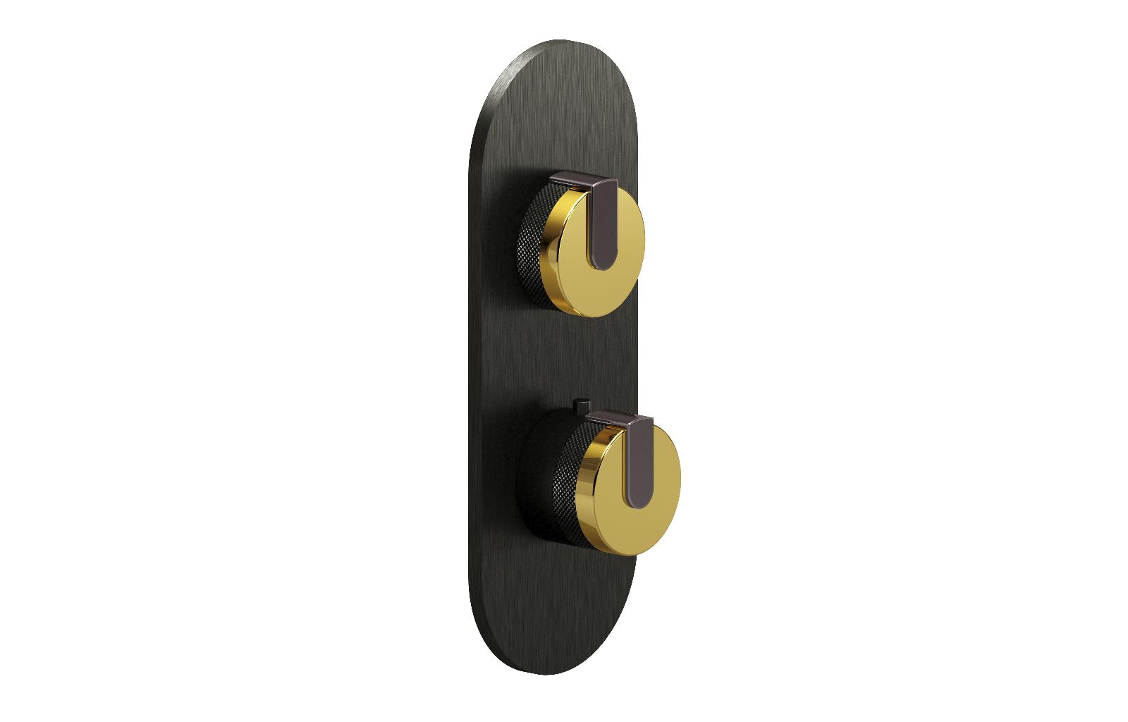 E-8026-R1AUE0-L1OX-BOX-T Планка M-Series с 2 ручками - Внешняя часть GRAFF MOD+