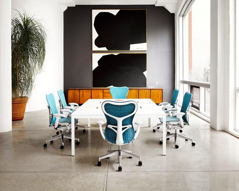 Herman Miller Эргономичное вращающееся офисное кресло из полимера triflex Mirra 2 sun-id-1513131 - Вид №32