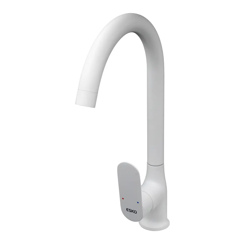 Смеситель кухонный Esko Annecy AN 519W высота 33.4 см цвет белый 89338345 STLM-2141888 AN519W - Вид №9