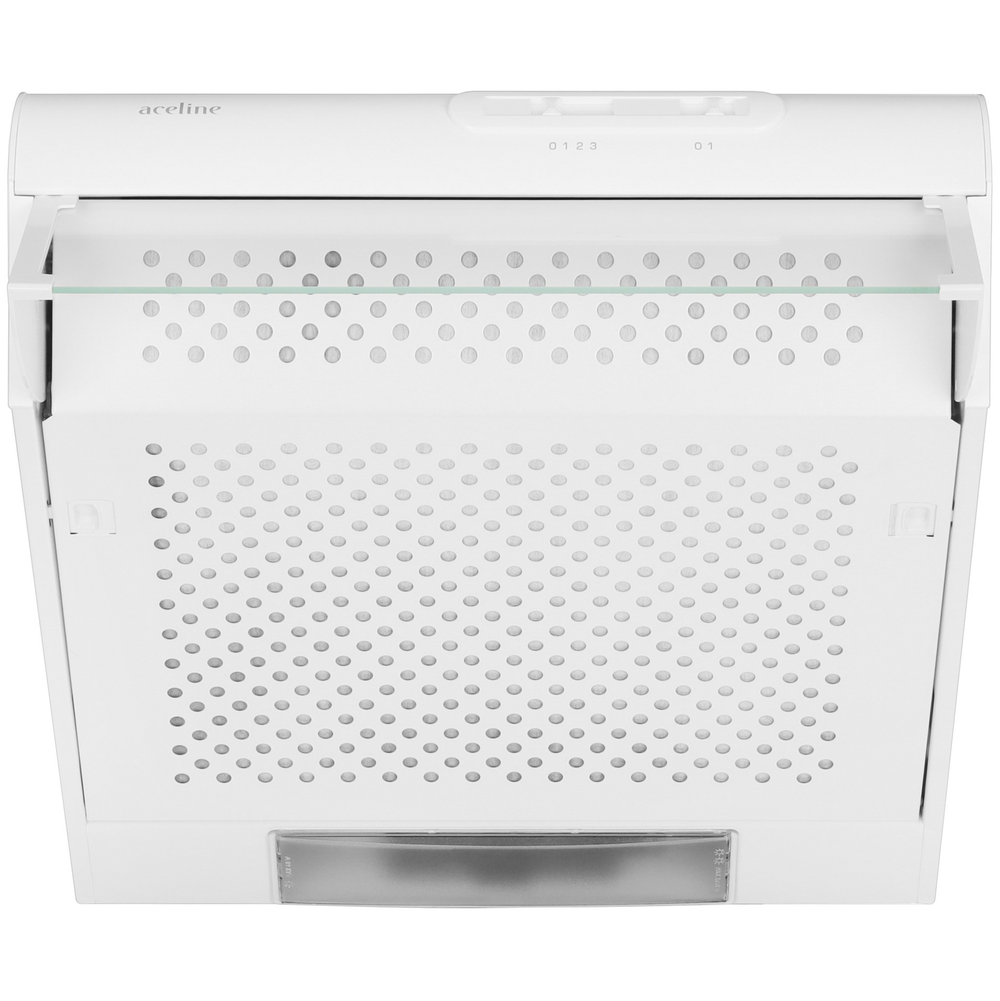 9071695 Вытяжка подвесная Aceline ES-50W белый/прозрачный STDN-0029725 - Вид №1