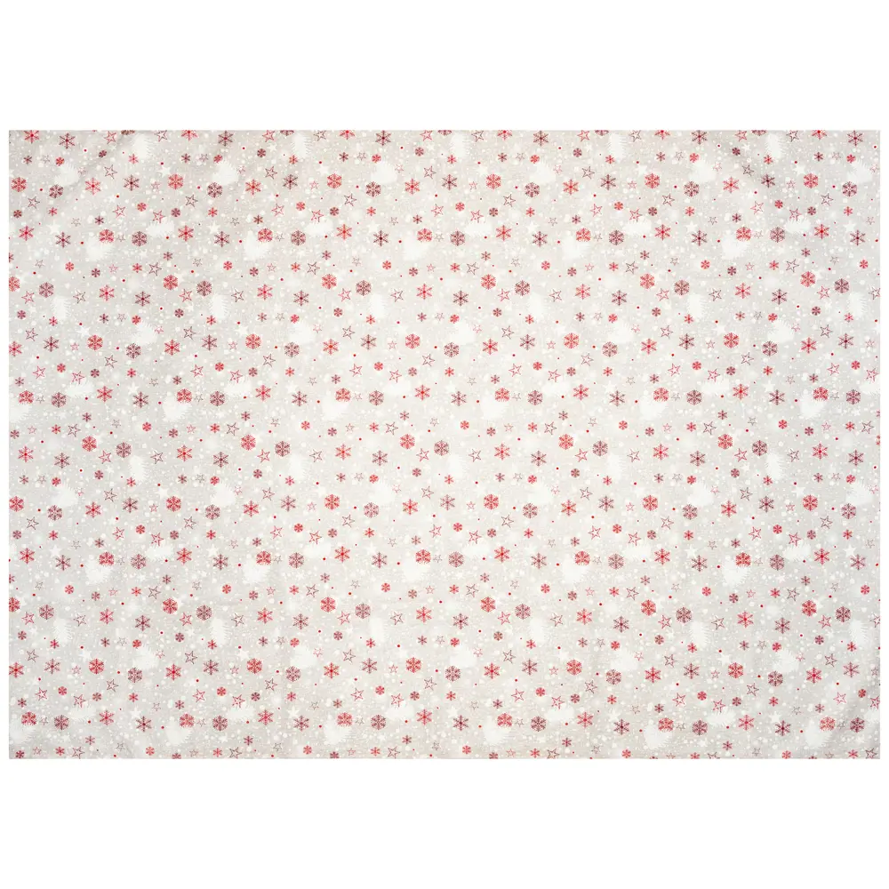 Скатерть "Снежинки", прямоугольная, 136x170 см, цвет серый Altali STLM-2117034 - Вид №2