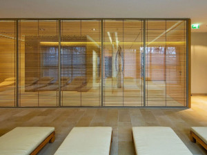 Система остекления с деревянной вставкой