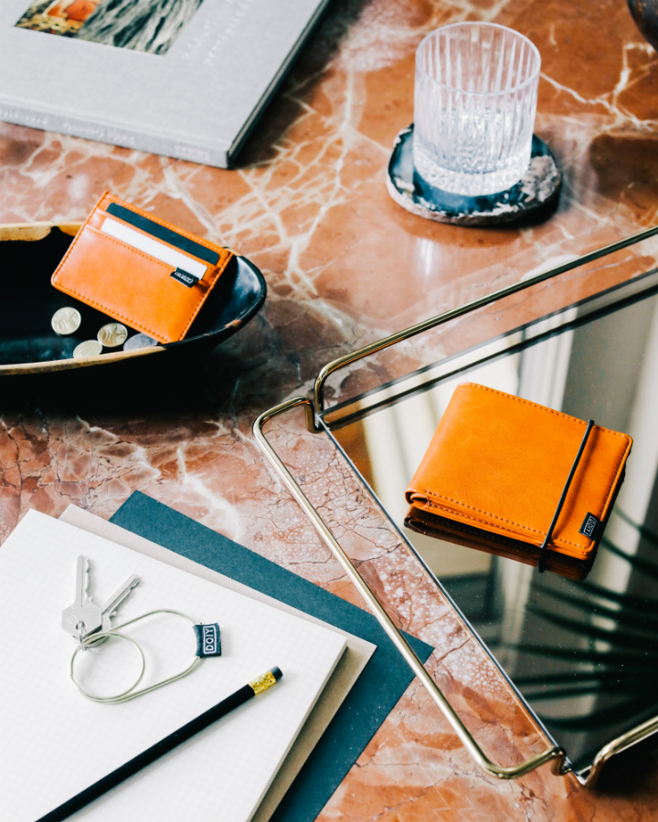 DYHONWABR Бумажник honom, коричневый Doiy  - Вид №1