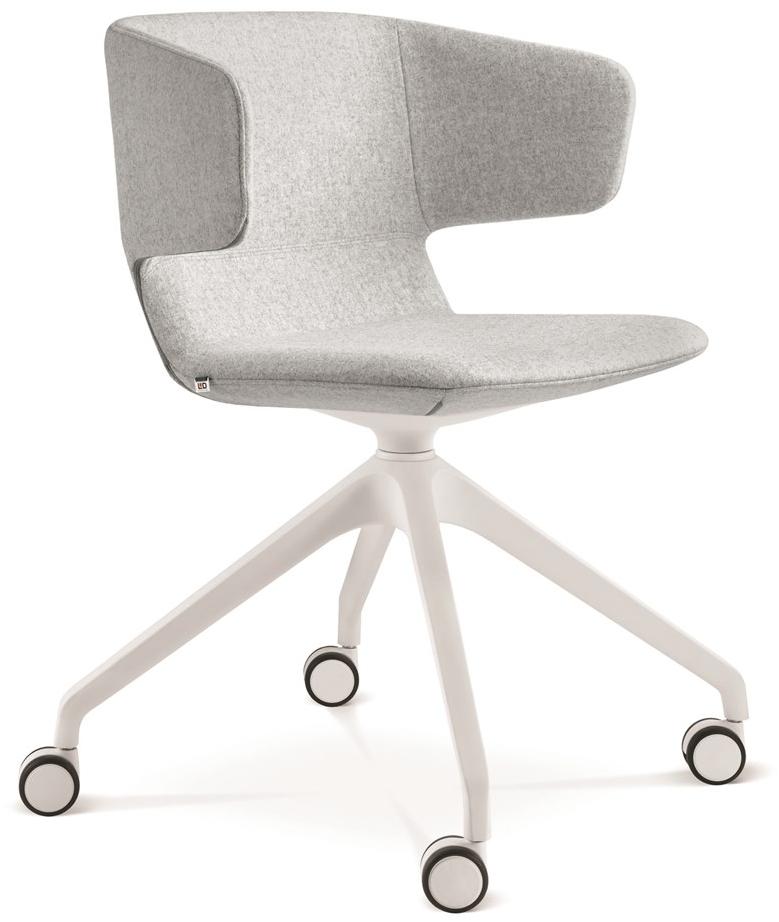 LD Seating Вращающееся офисное кресло из ткани на колесиках Flexi Flexi/p, f95-bl - Вид №1