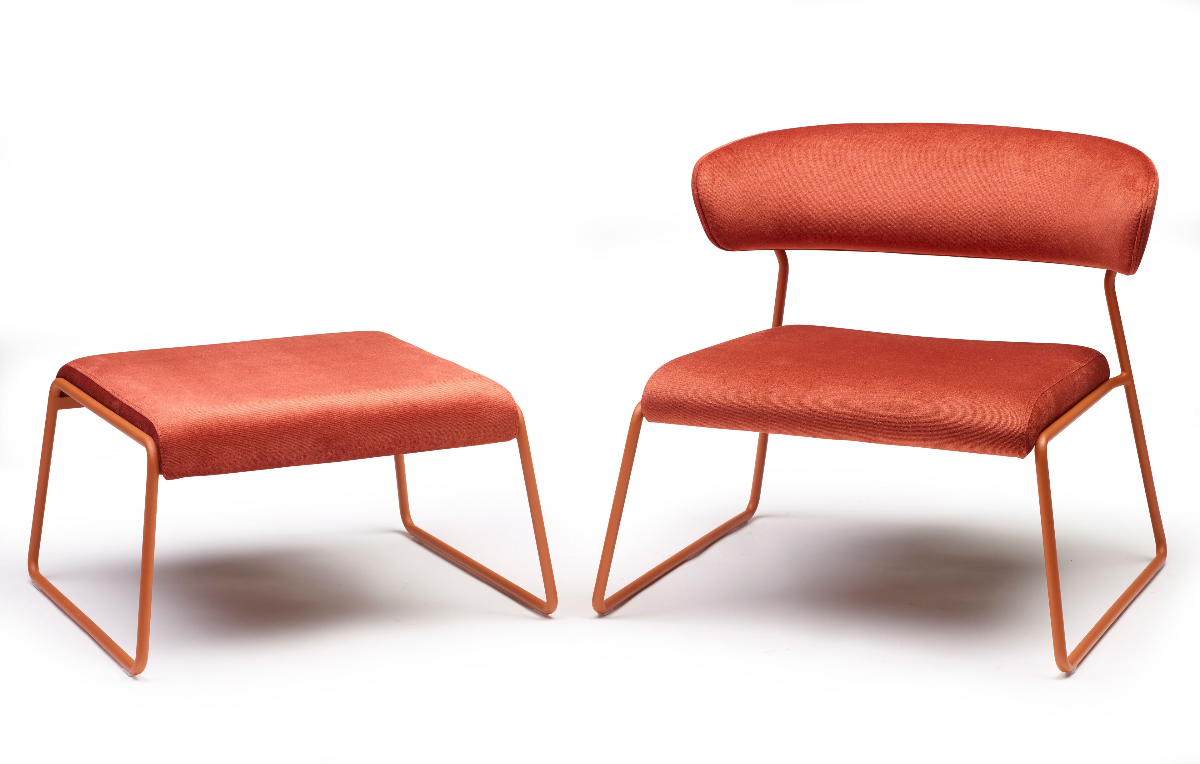 Ткань прямоугольный мягкий пуф S-CAB Лиза ARCH-00123566 - Вид №1