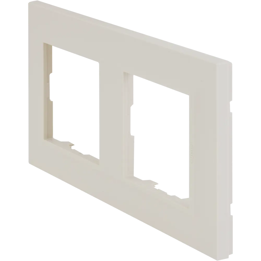 Рамка для розеток и выключателей Legrand Structura 2 поста цвет слоновая кость 82064668 STLM-2117042 - Вид №2