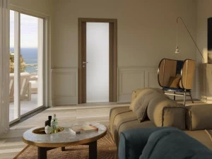 FERREROLEGNO Распашная деревянная дверь в современном стиле Replica