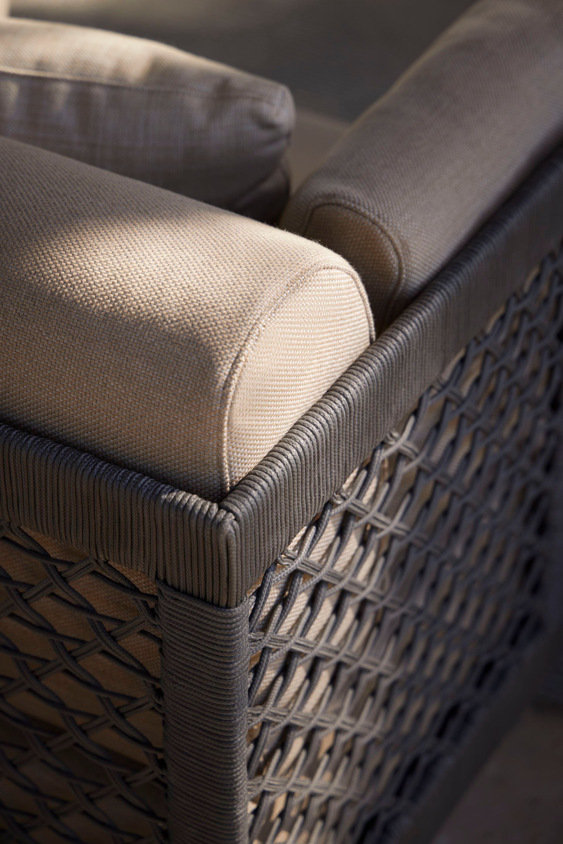 Веревочное и тканевое садовое кресло с подлокотниками POINT Legacy ARCH-00037863 - Вид №7