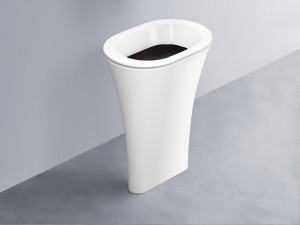 AMLA65-BL+AMPILO-LV+AMCOLO-BL Раковина Amedeo Ovale отдельностоящая cielo Enjoy + Amedeo