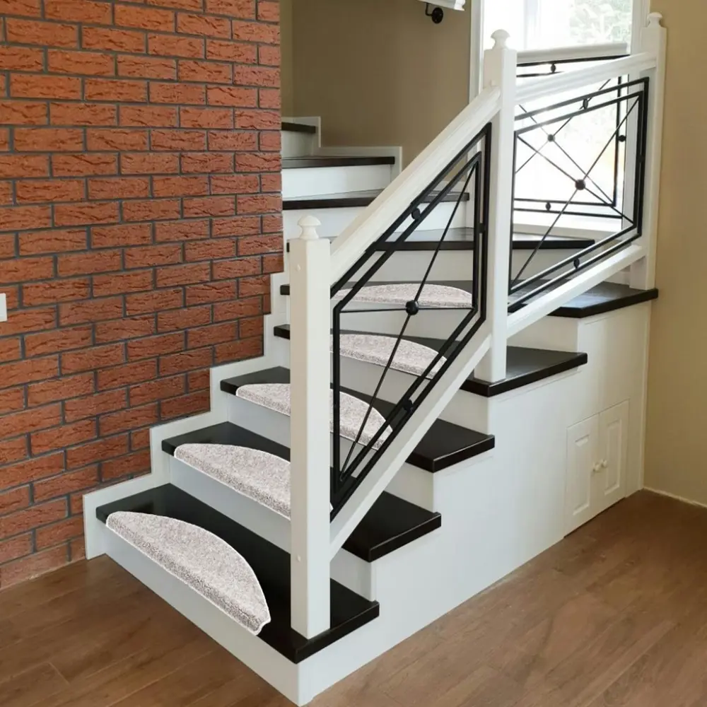 Santreyd Коврик для лестничных ступеней серый 25x65 см 86252934