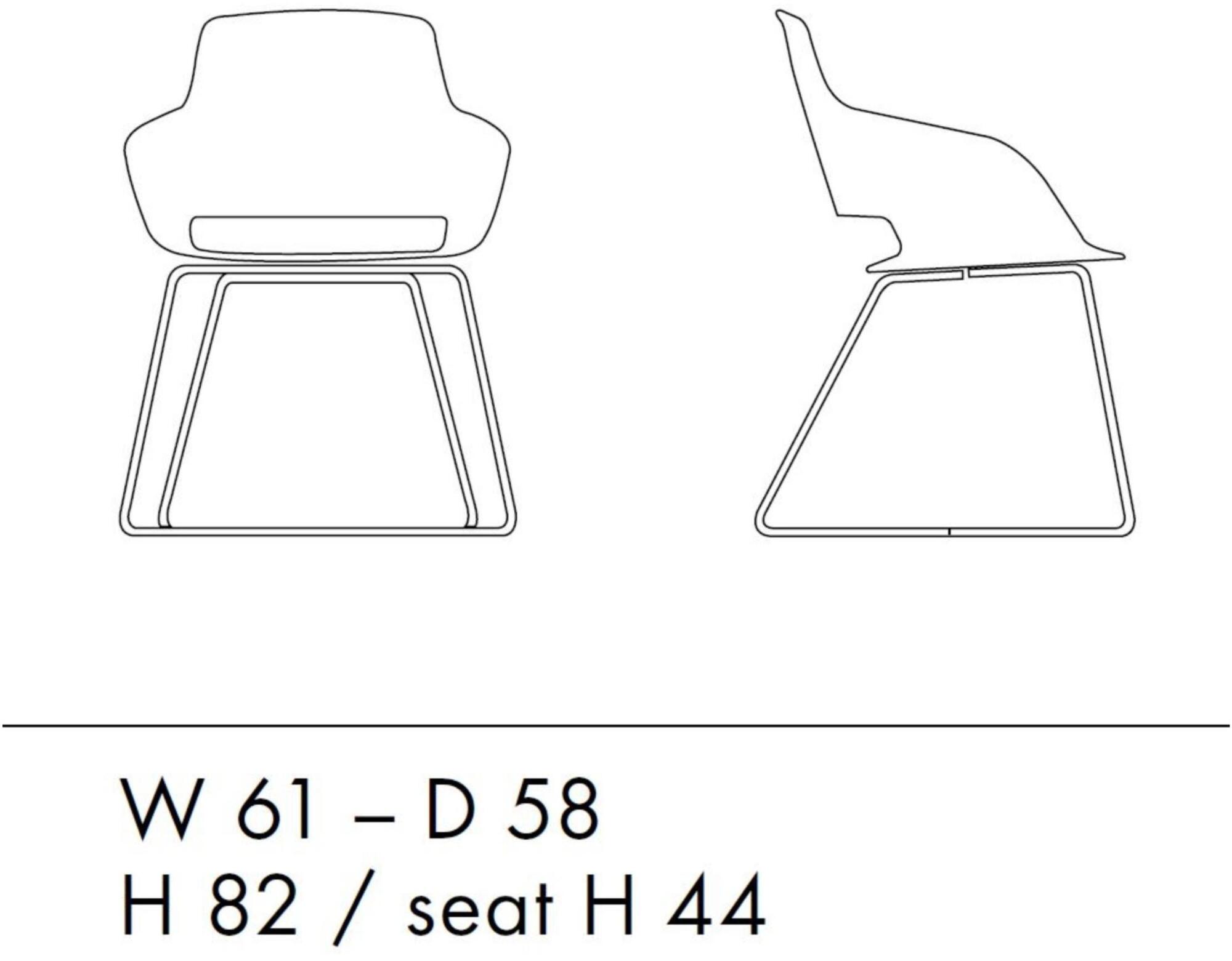 Sinetica Стул из полиуретана с подлокотниками Captain sun-id-1361886 - Вид №3