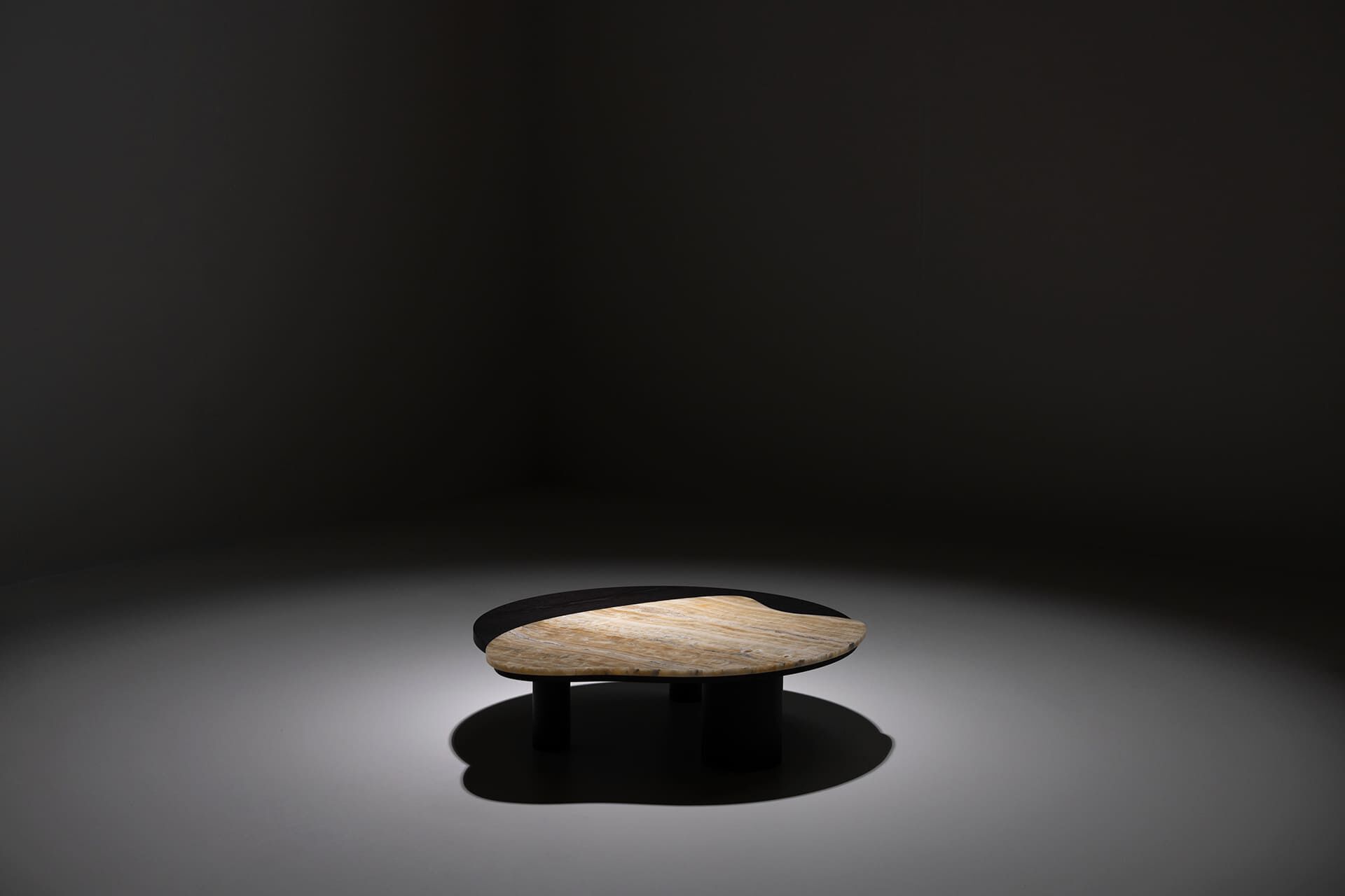 Низкий журнальный столик из дуба и оникса Shadow Greenapple Bordeira ARCH-00111828 - Вид №10