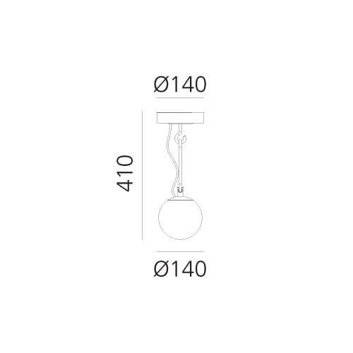 Выдувное стекло светодиодный потолочный светильник Artemide nh ARCH-00038643 - Вид №4