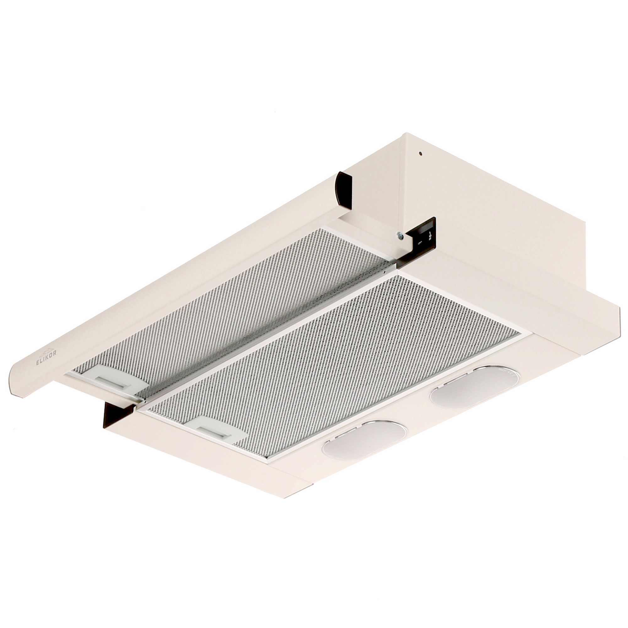8192993 Вытяжка телескопическая ELIKOR Интегра 60П-400-В2Л бежевый/бежевый STDN-0026573 - Вид №2