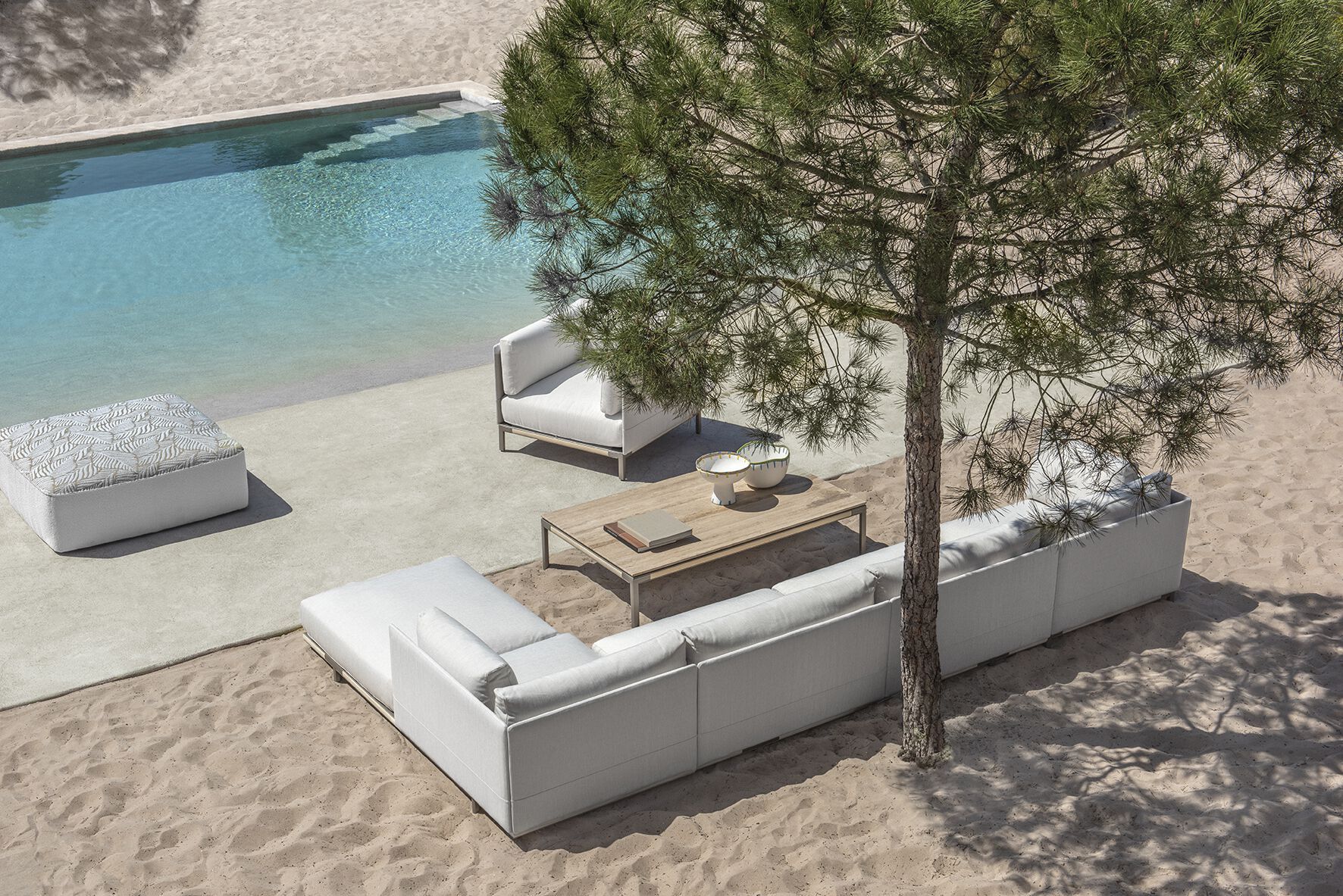 Ткань сад диван Ethimo залив ARCH-00117159 - Вид №3