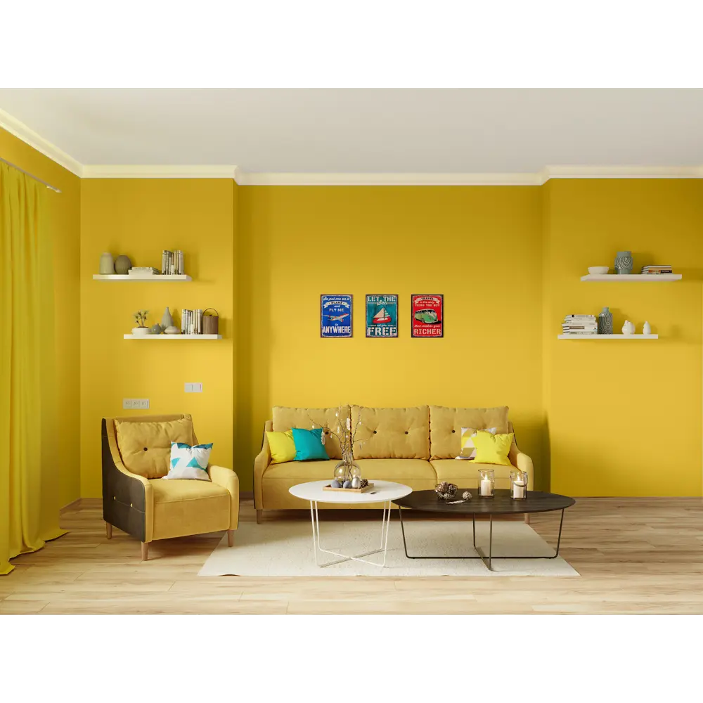 Краска для стен и потолков Trend Farbe цвет Медовая груша 1 л Dufa STLM-2035533 - Вид №4