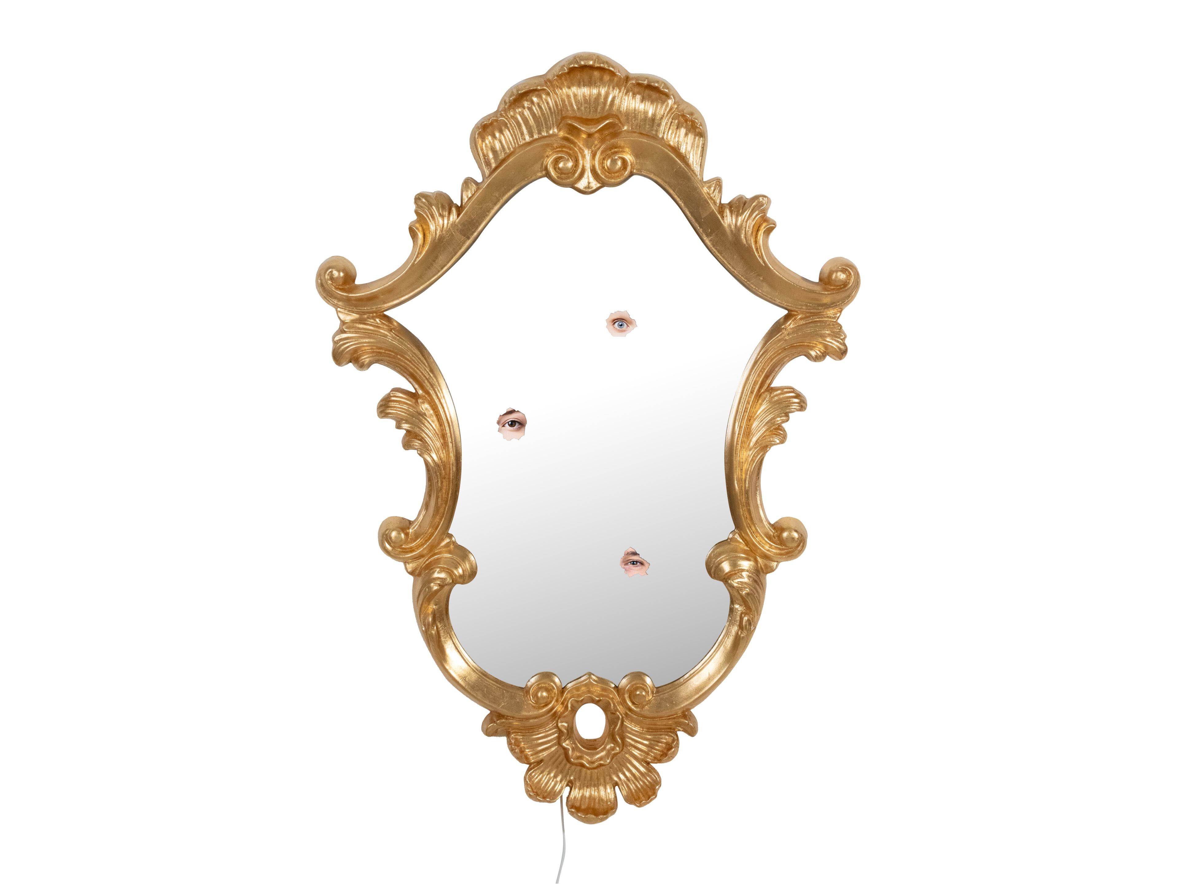 Настенное зеркало MDF с рамкой Seletti TRILOGY ARCH-00048536