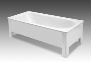 652080 Ванна IFO Caribia с половинной передней частью, Кабины 800 x 800 белый