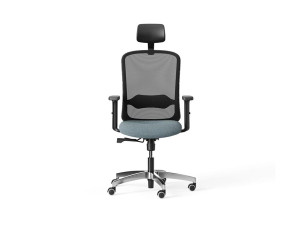 Офисное кресло с высокой спинкой с 5 спицами