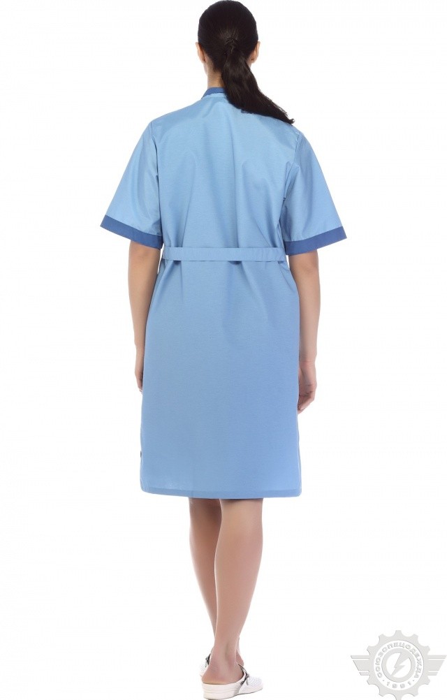 61744 Халат "Радуга" короткий рукав  Одежда для обслуживающего персонала  размер 44 Спецодежда  - Вид №9