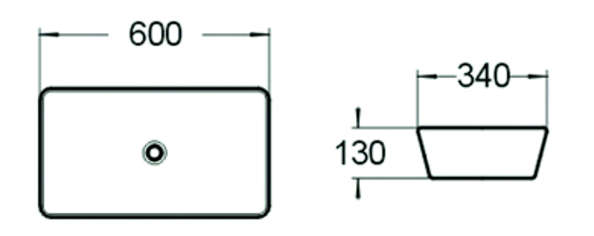 Раковина чаша SL-1012 SANTILINE  - Вид №1
