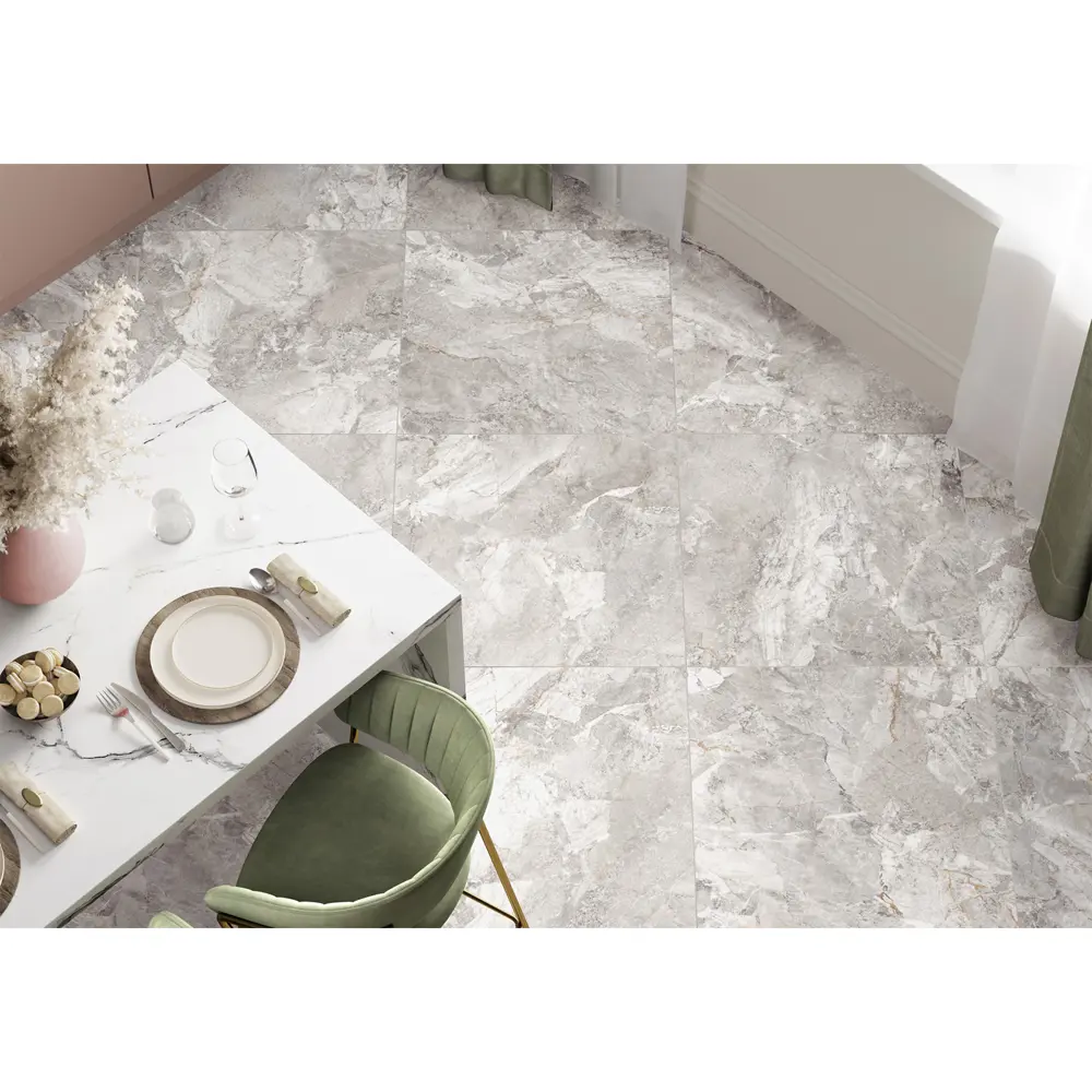 Глазурованный керамогранит Alma Ceramica Landstone 40 60x60 см 1.8 м2 матовый цвет бежевый 89456578 STLM-2038687