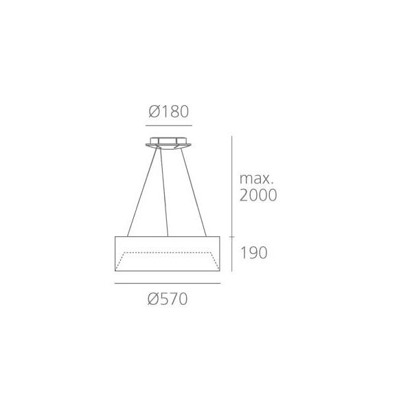Artemide M016810 (M019810) подвес Tagora 96016 - Вид №2