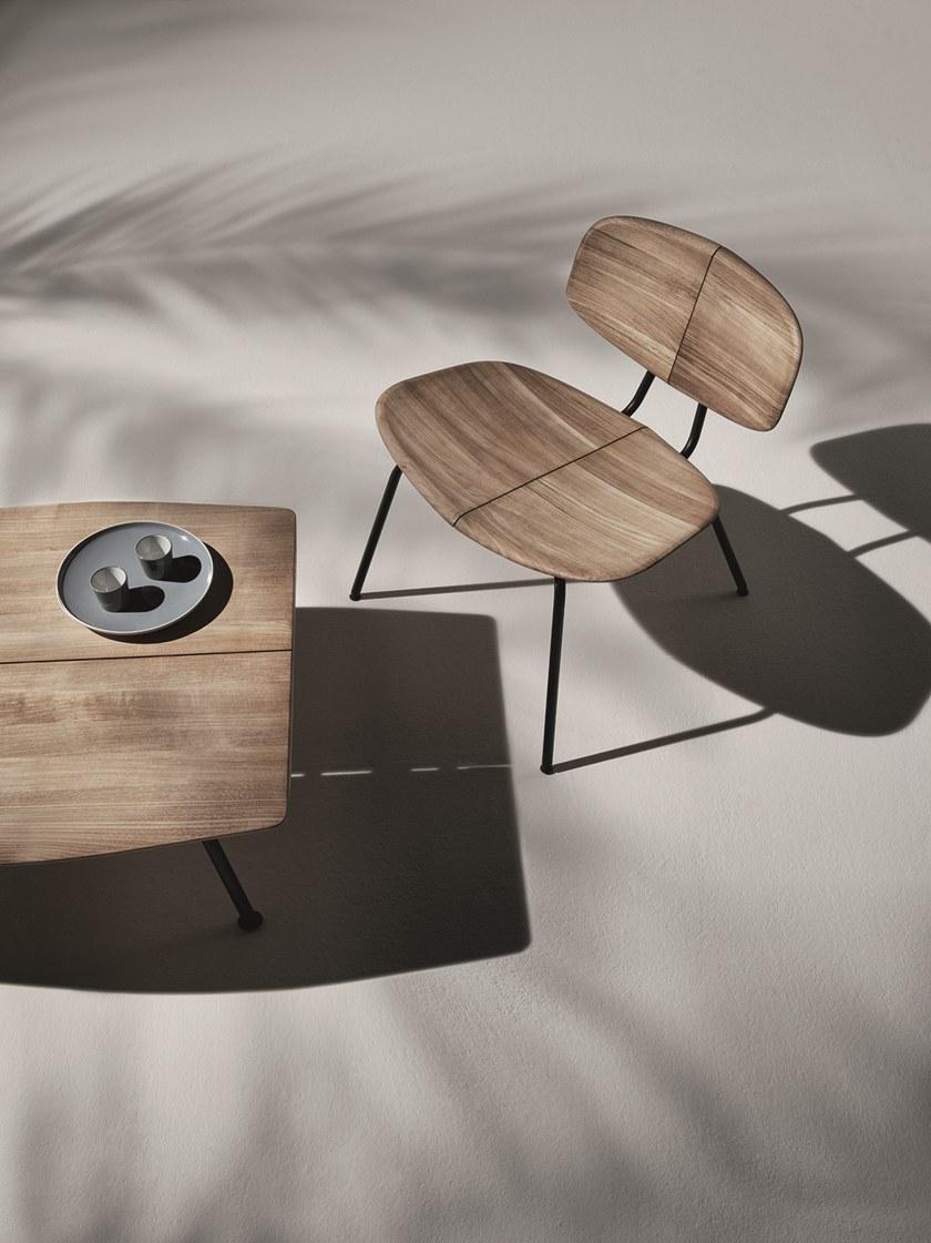 Ethimo Квадратный садовый столик из тика Agave Agtabant0 - Вид №4