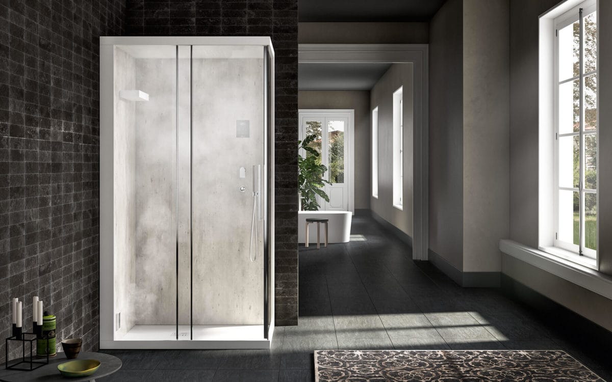 Угловая многофункциональная душевая кабина с турецкой баней Albatros Soreha ARCH-00070156