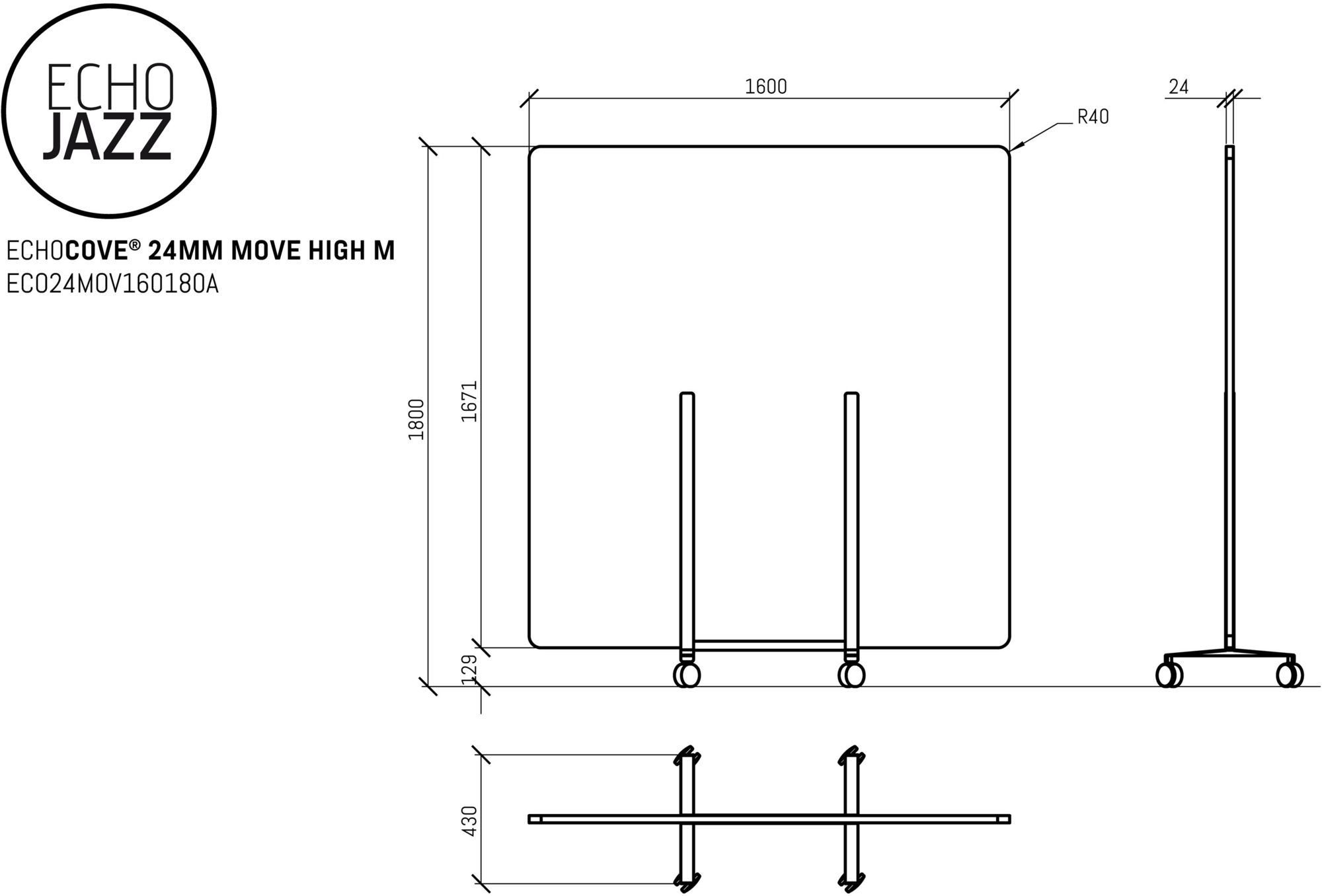 ECHOJAZZ Разделитель мобильного офиса на колесах sun-id-1480688 - Вид №5