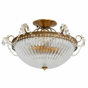 Потолочный светильник MW-Light Селена 482010204 MW-LIGHT ДИЗАЙНЕРСКИЕ, СЕЛЕНА 073472 Бронза;прозрачный