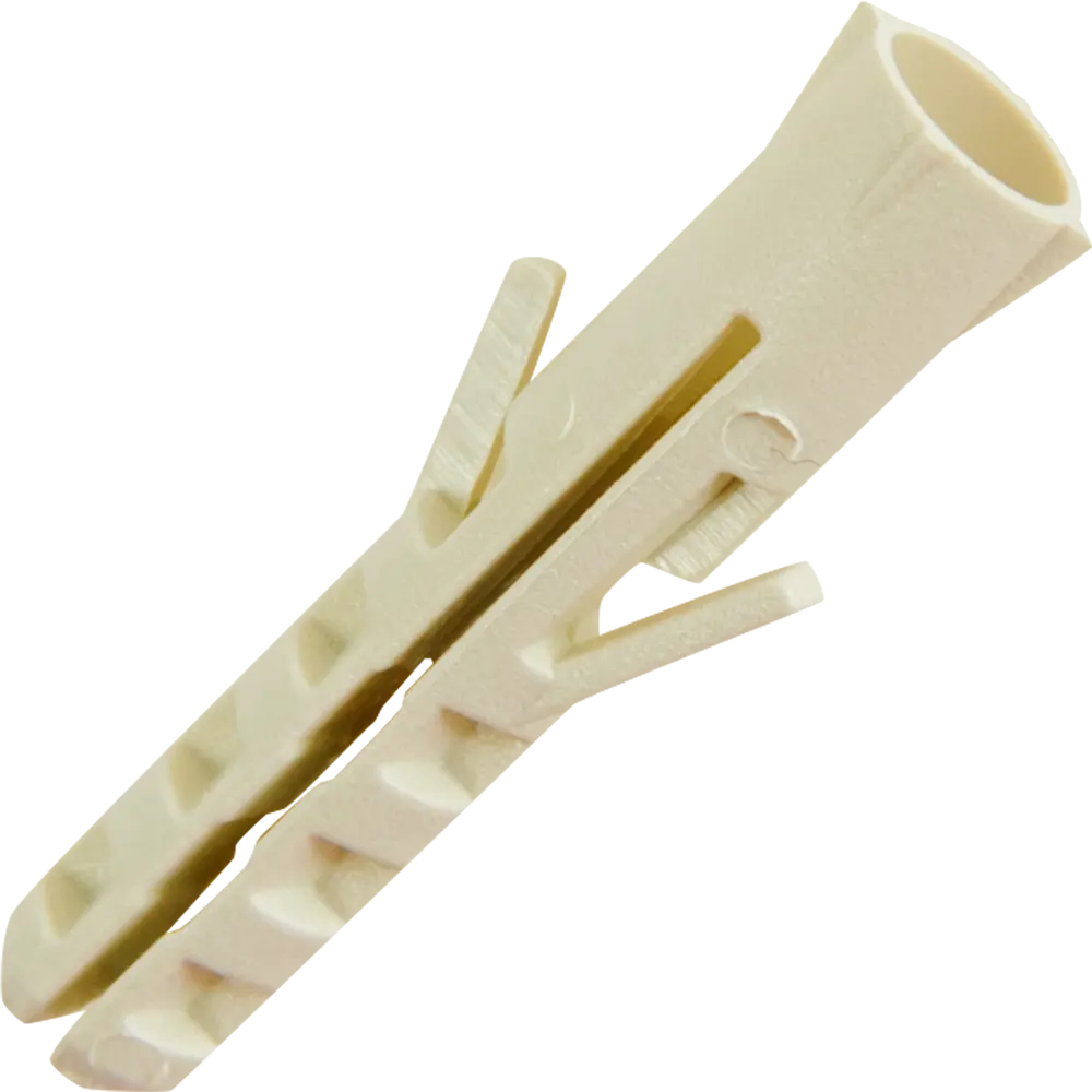 Дюбель нейлоновый SORMAT NAT 5×25 мм для надежного крепления в бетон и кирпич 84256756