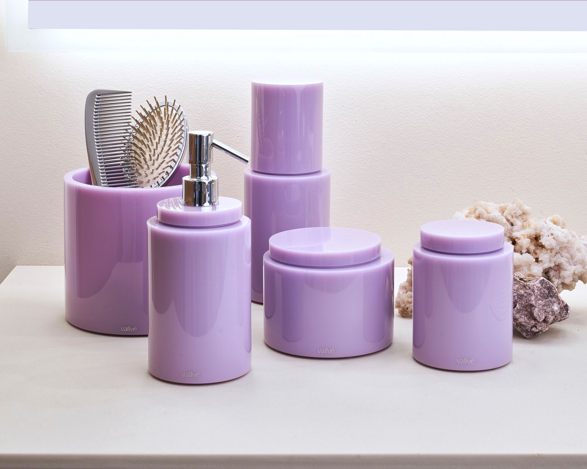 Держатель зубной щетки из смолы с крышкой Vallvé ROLL ARCH-00105143 - Вид №4