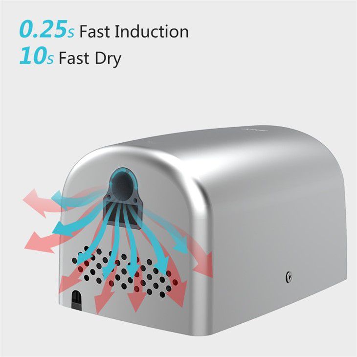 Сушилка для рук из нержавеющей стали AIKE AK2803E_627  - Вид №2