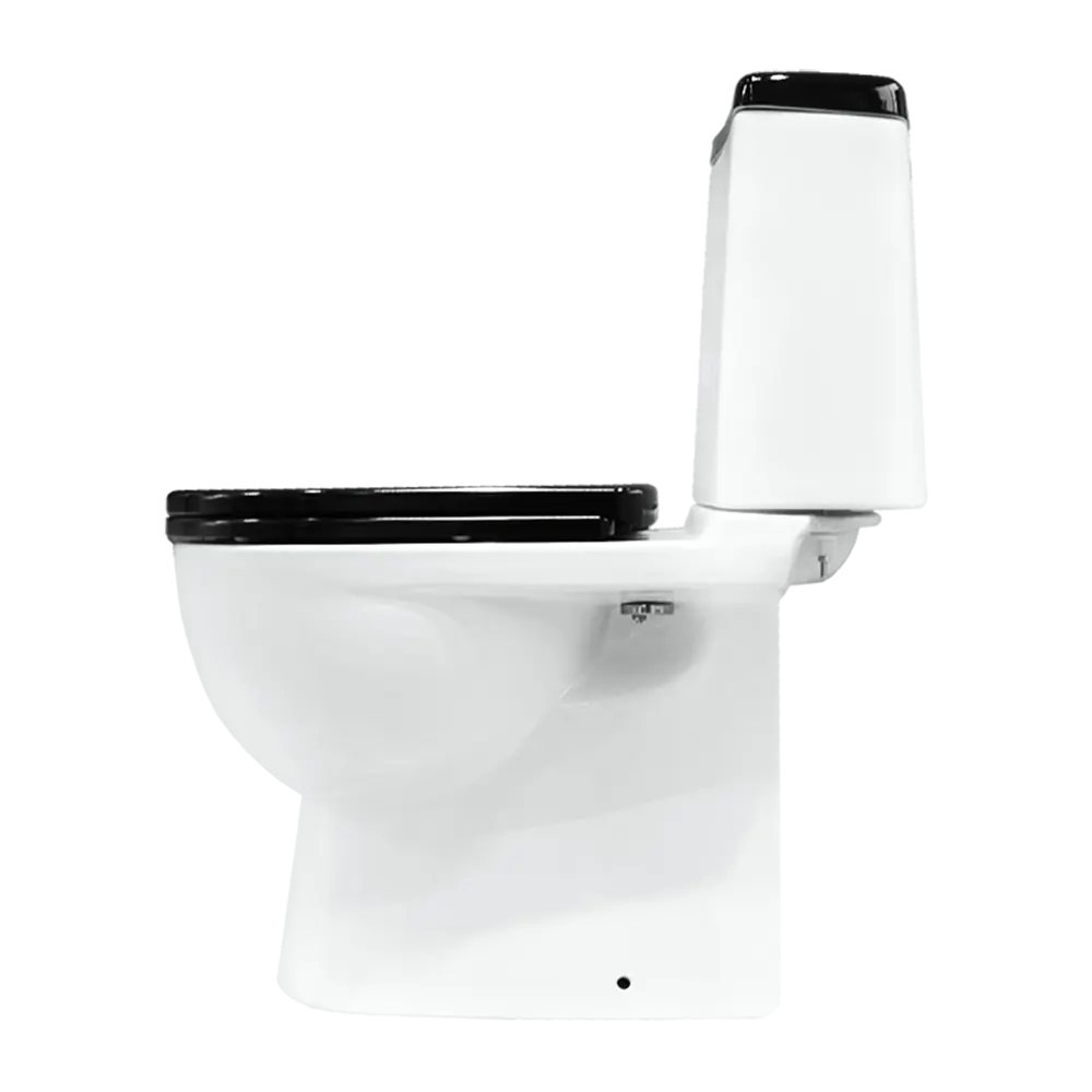 Унитаз-компакт Sanita Luxe Best Color Black SL DM сиденье с микролифтом цвет черный 88612368 STLM-2203473 - Вид №2