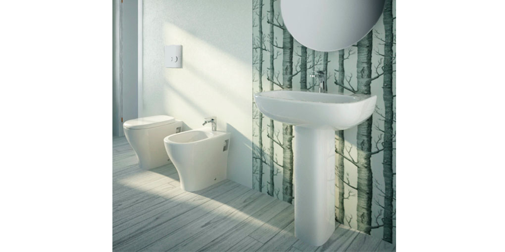 M20 Приставной унитаз напольный Белый Ceramica Hidra MY new! Италия - Вид №4