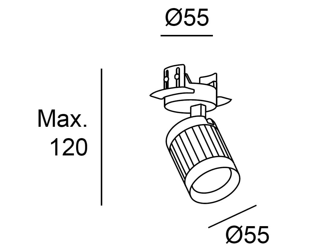 Регулируемый потолочный светодиодный прожектор LedsC4 Iris ARCH-00058711 - Вид №3