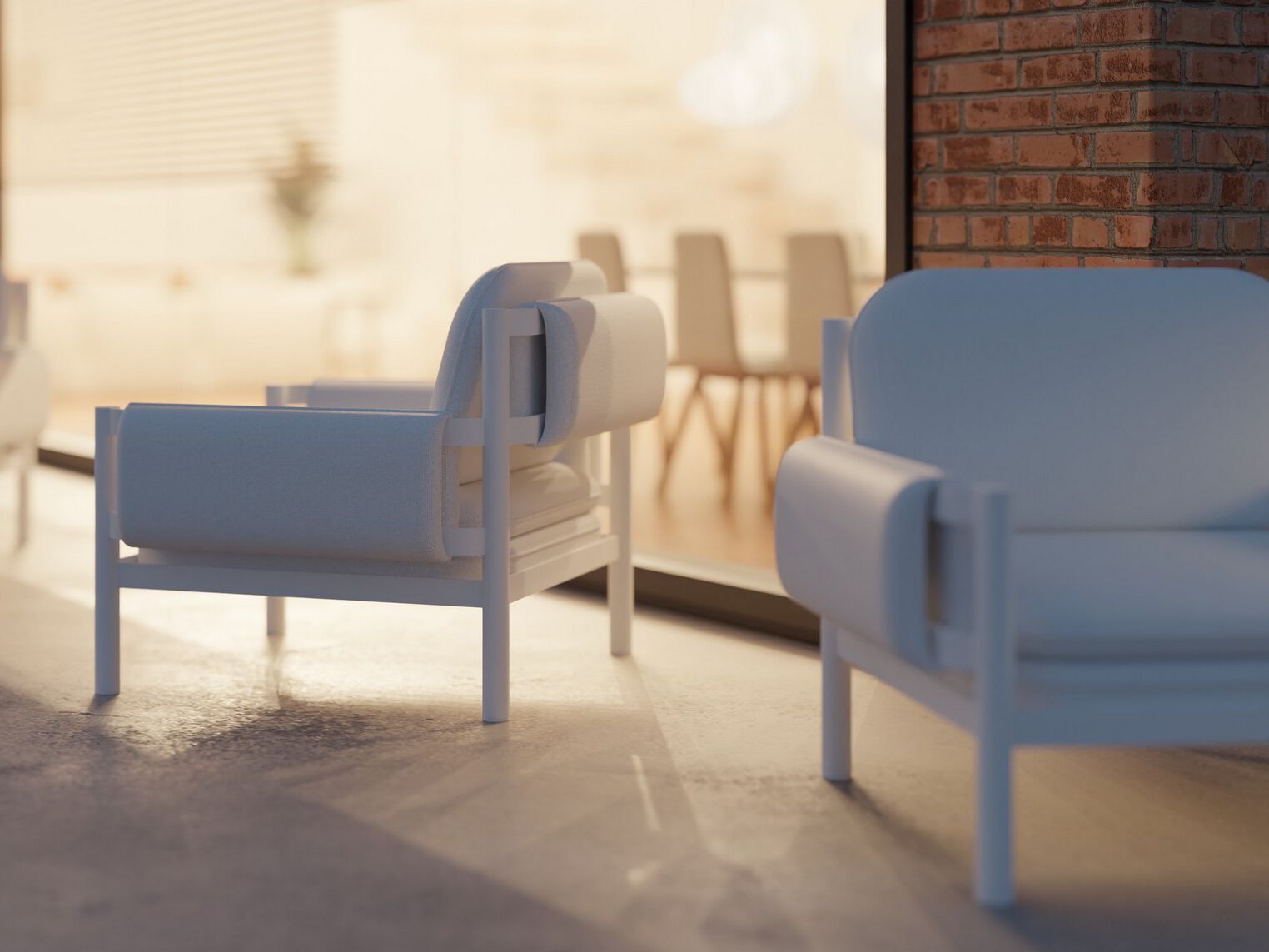 Алюминиевый садовый стул с подлокотниками Joyf Tropic ARCH-00131769 - Вид №11