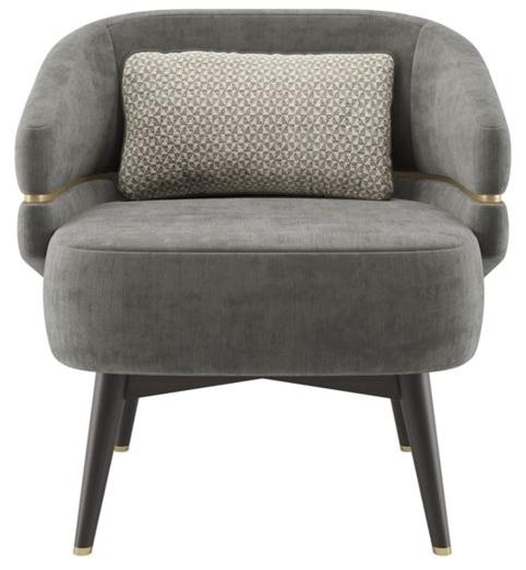 FRATO Кресло из бархата Cairo Fup010048aae  - Вид №1