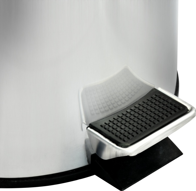 2565.066 Урна с механизмом поднятия крышки 11303 нержав сталь 3л Solinne Puff  - Вид №5