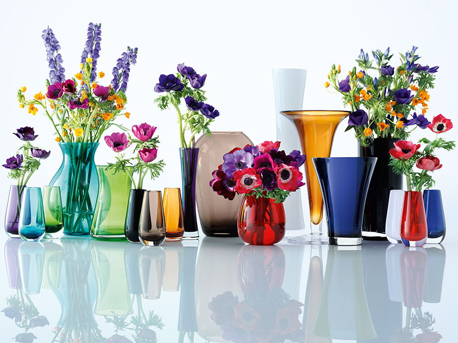 Ваза в форме бутона Flower Colour 14 см охра LSA International G73214835 - Вид №4