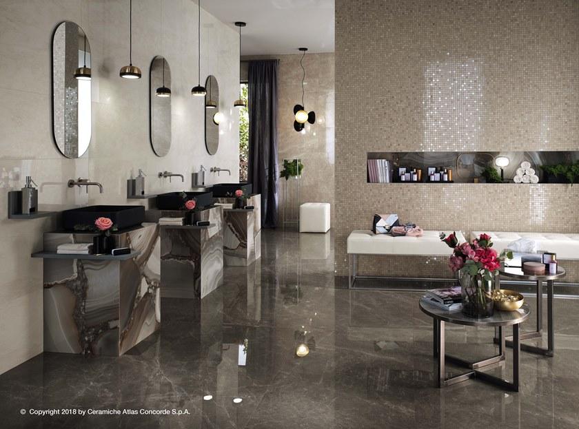 Atlas Concorde Белая плитка для стен с эффектом мрамора Marvel edge sun-id-1389286 - Вид №37