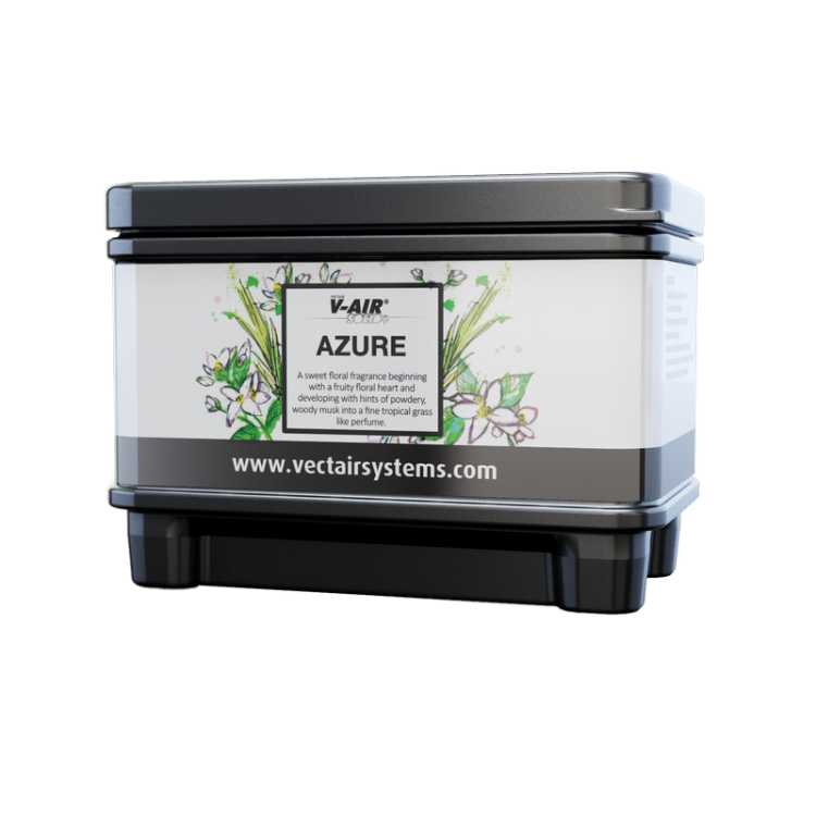 V-SOLIDP AZURE VECTAIR SYSTEMS Профессиональный картридж ароматизатор воздуха V-Air Solid Plus Азур Черный (упаковка) 