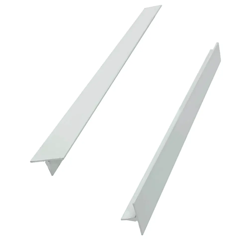 Нащельник узкий алюминиевый 23x19x870 мм белый (2 штуки) 84749845 STLM-2064307 Santreyd 