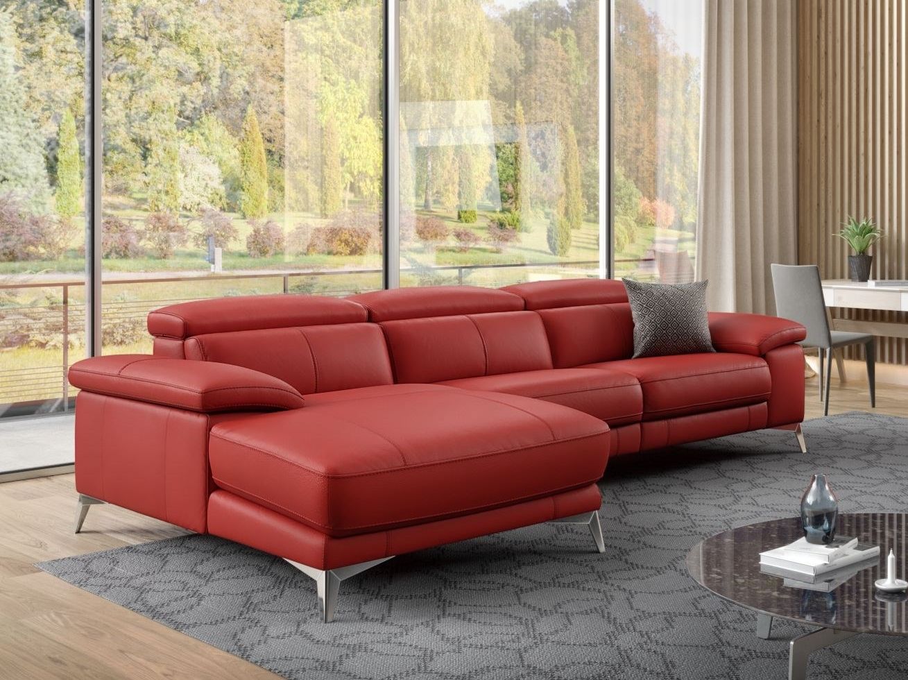 Кожаный диван с полуостровом Sofanella MILANO ARCH-00066951 - Вид №3